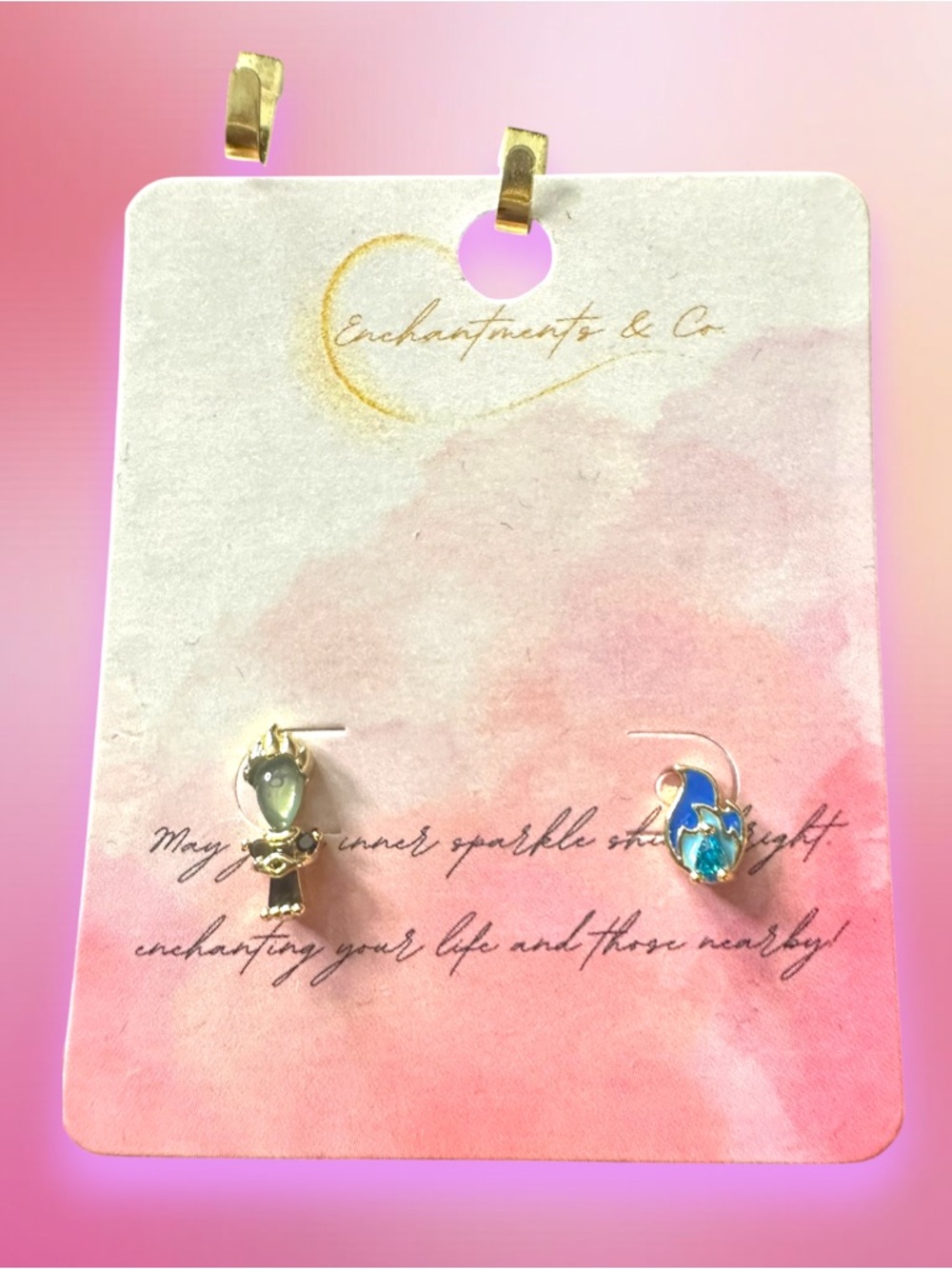 Hades- Hercules 925 silver stud earrings